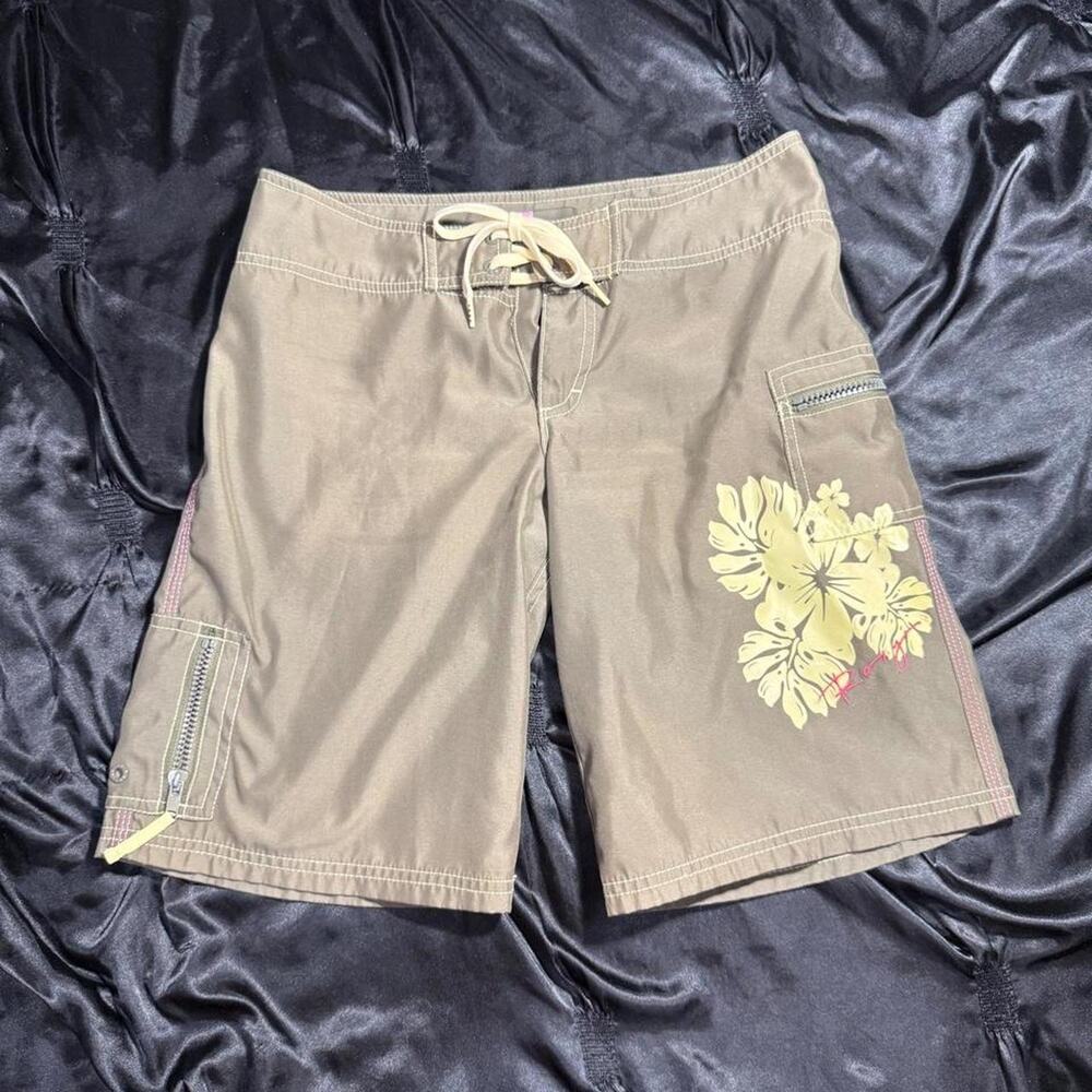 Y2k roxy green board shorts